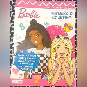 New Barbie Numbers & Counting Workbook
